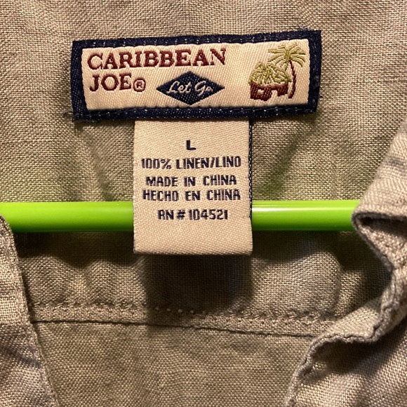 Caribbean Joe linen button up - Picture 2 of 5